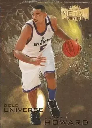 1997-98 Metal Universe #6 GU Gold Universe Juwan Howard