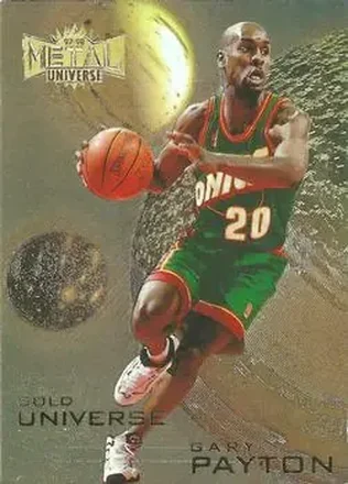 1997-98 Metal Universe #8 GU Gold Universe Gary Payton
