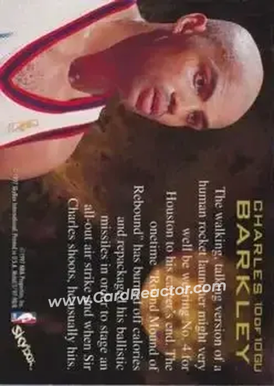 Back of Charles Barkley