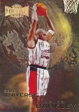 1997-98 Metal Universe #10 GU Gold Universe Charles Barkley