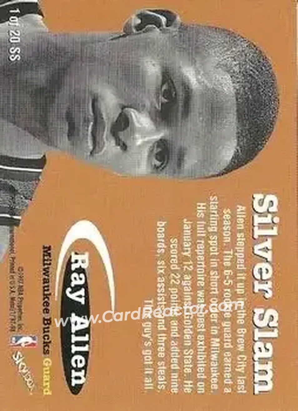 Back of Ray Allen
