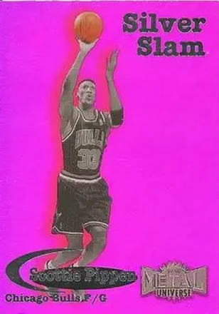 1997-98 Metal Universe #4 SS Silver Slam Scottie Pippen