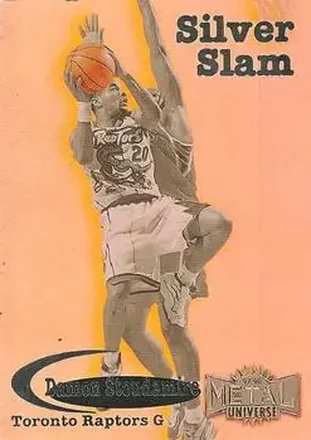 1997-98 Metal Universe #5 SS Silver Slam Damon Stoudamire