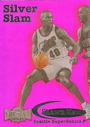 1997-98 Metal Universe #6 SS Silver Slam Shawn Kemp