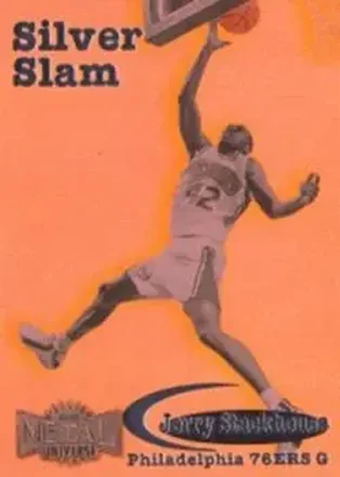1997-98 Metal Universe #7 SS Silver Slam Jerry Stackhouse