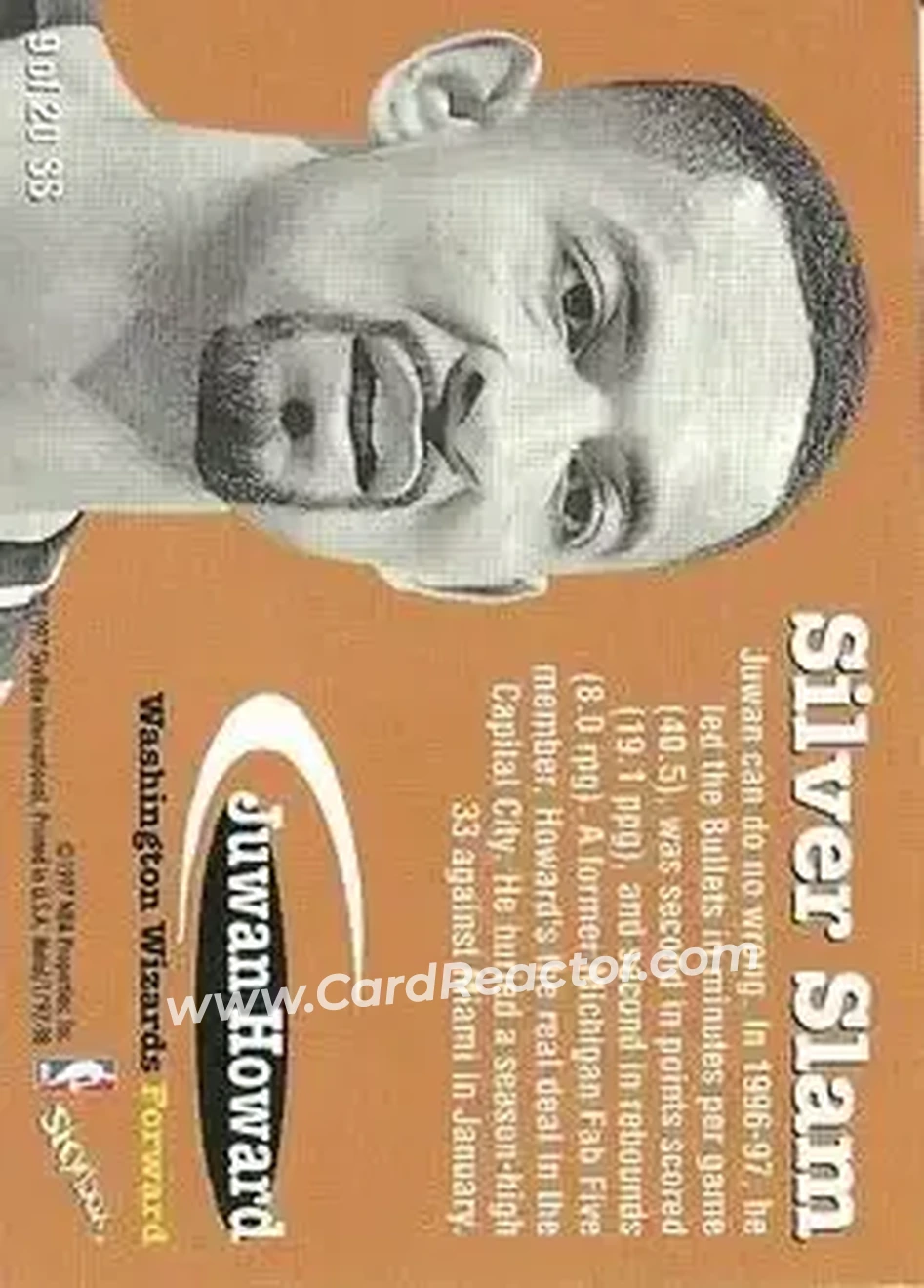 Back of Juwan Howard