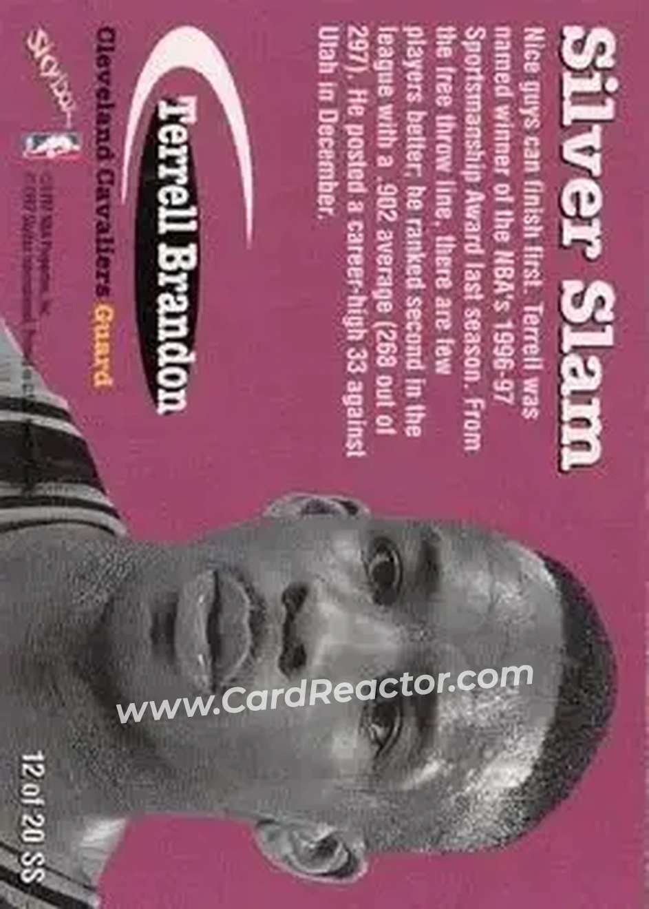 Back of Terrell Brandon