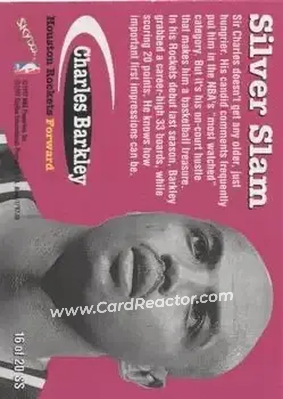 Back of Charles Barkley
