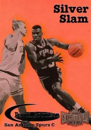 1997-98 Metal Universe #17 SS Silver Slam David Robinson