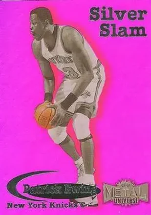 1997-98 Metal Universe #18 SS Silver Slam Patrick Ewing