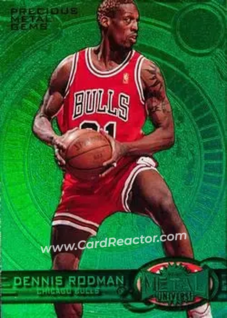 Front of Dennis Rodman