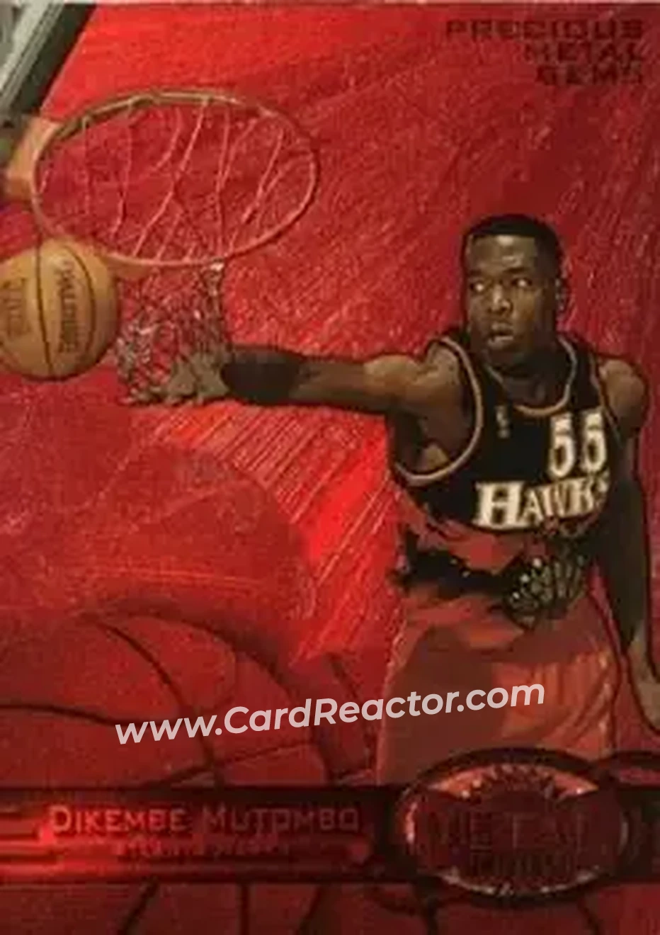 Front of Dikembe Mutombo
