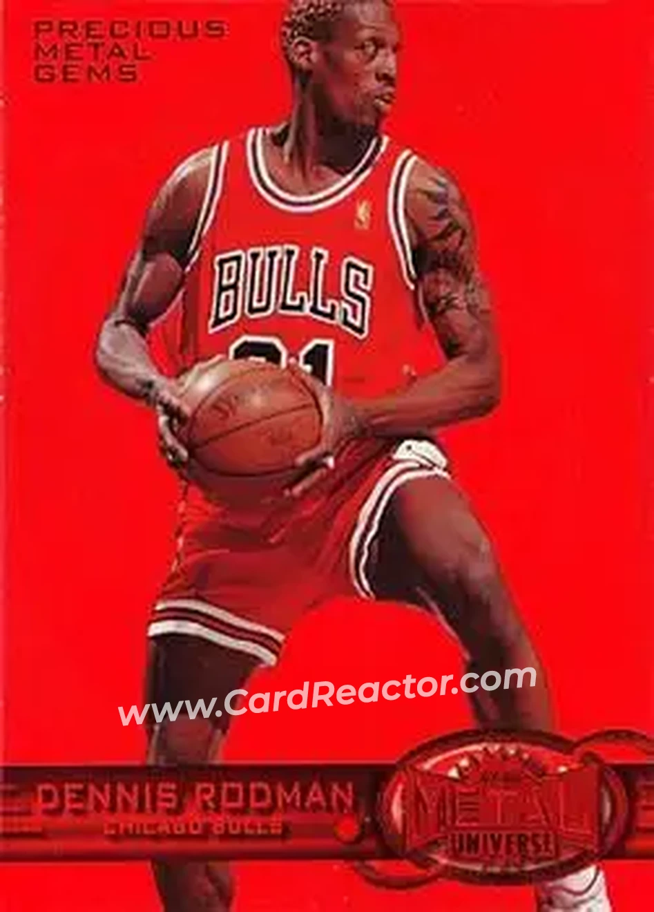 Front of Dennis Rodman
