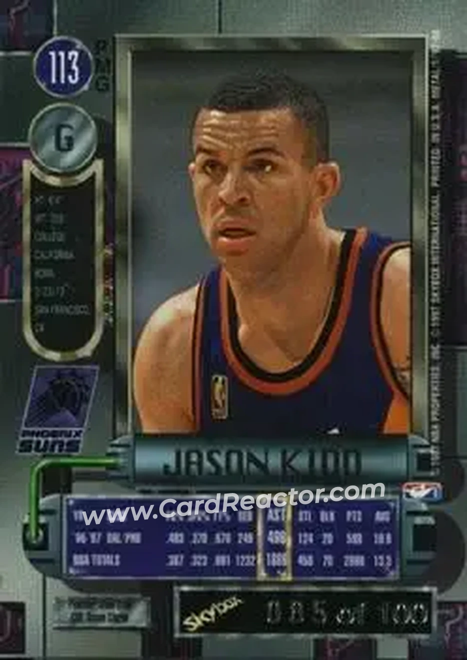Back of Jason Kidd