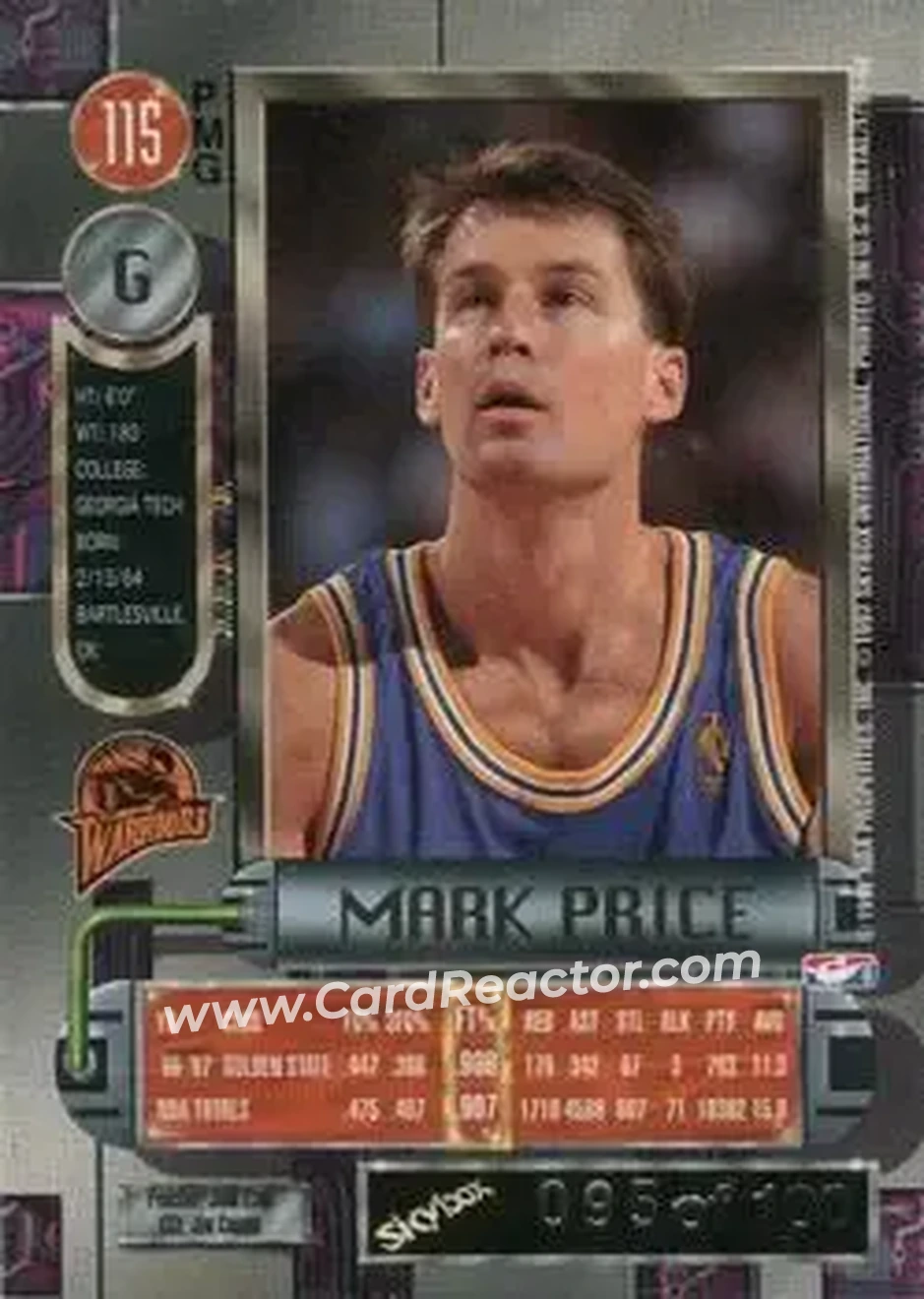 Back of Mark Price