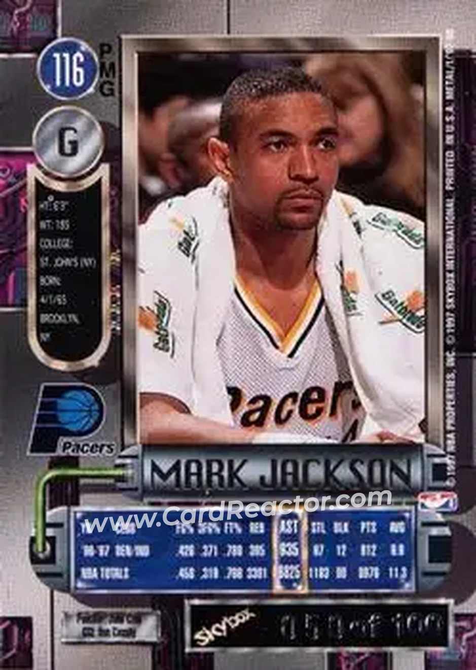 Back of Mark Jackson