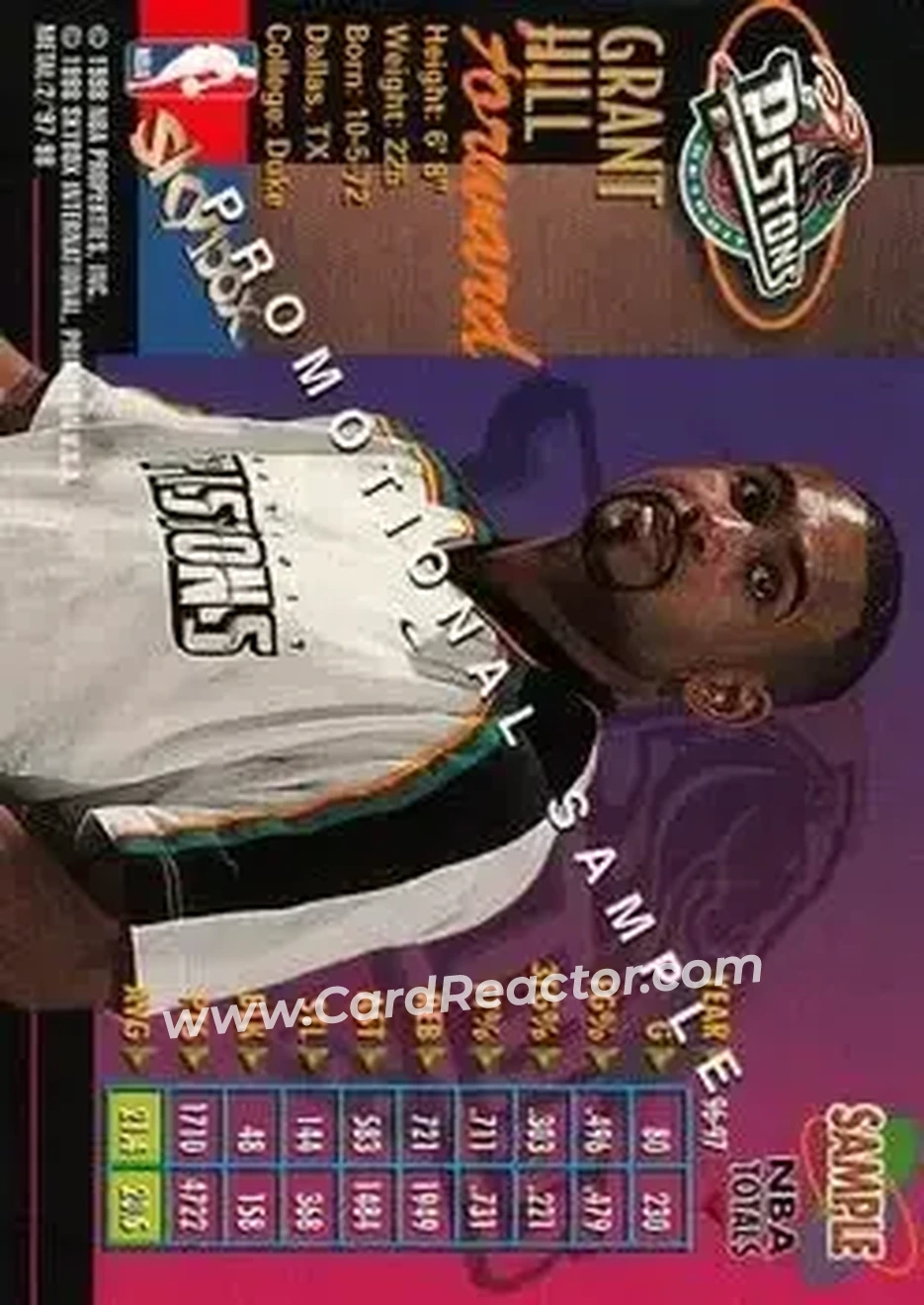 Back of Grant Hill