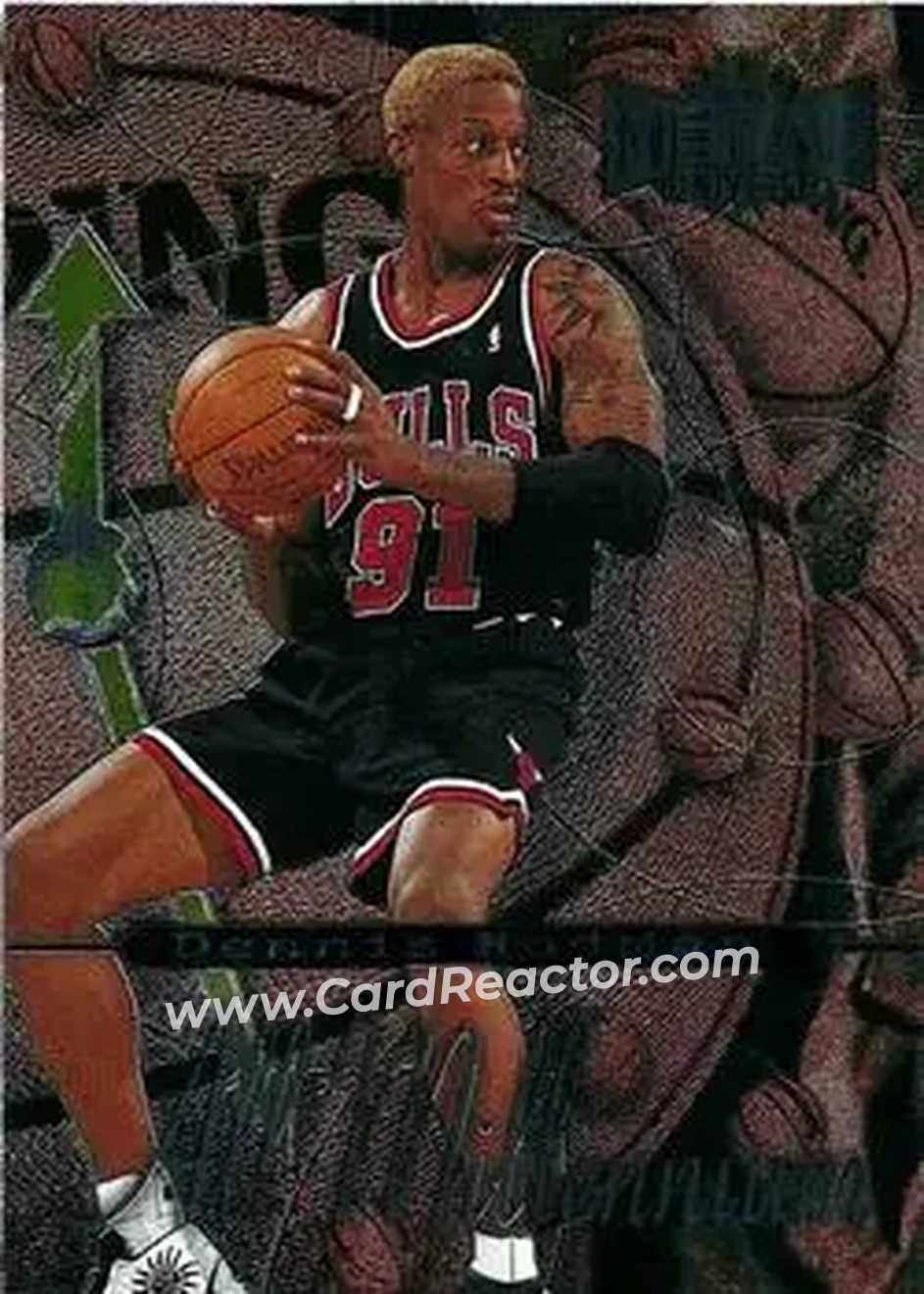 Front of Dennis Rodman