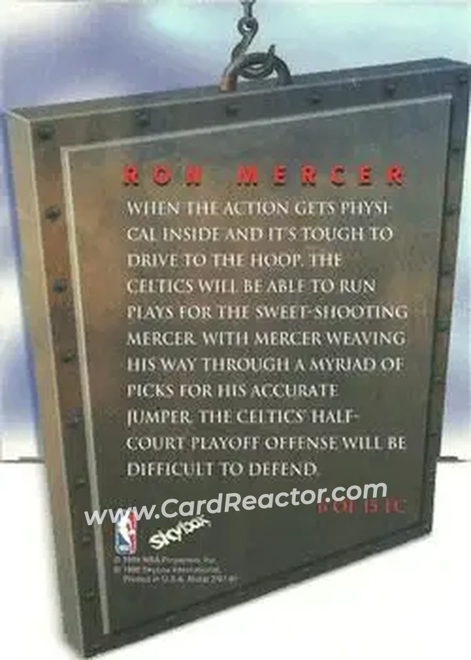 Back of Ron Mercer