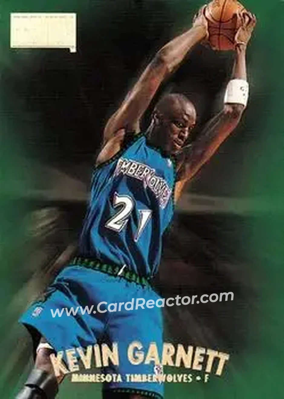 Front of Kevin Garnett