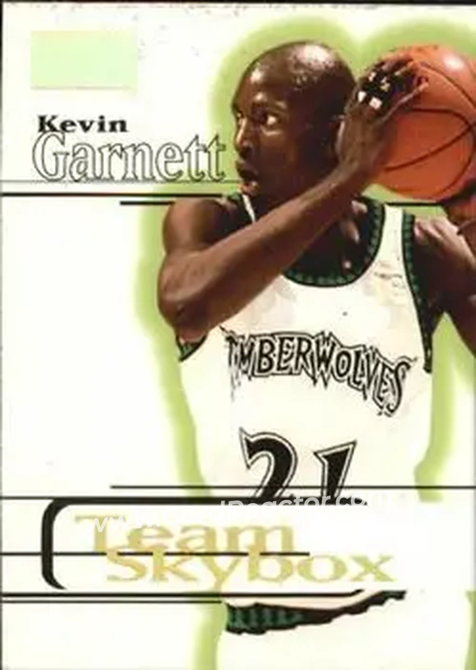 Front of Kevin Garnett