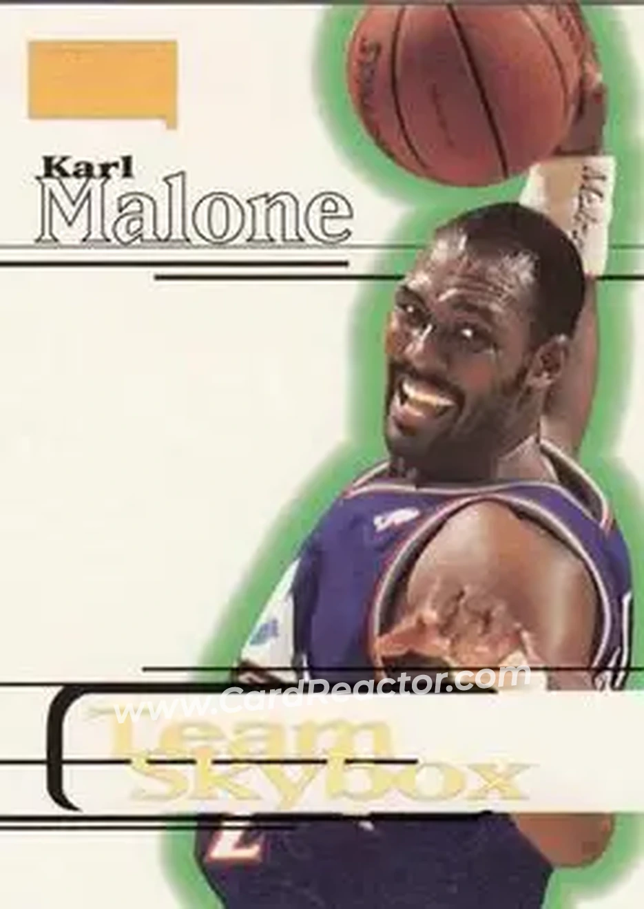 Front of Karl Malone
