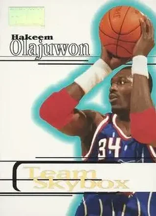 1997-98 SkyBox Premium #239 Hakeem Olajuwon