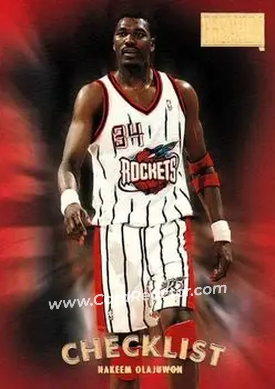 Front of Hakeem Olajuwon