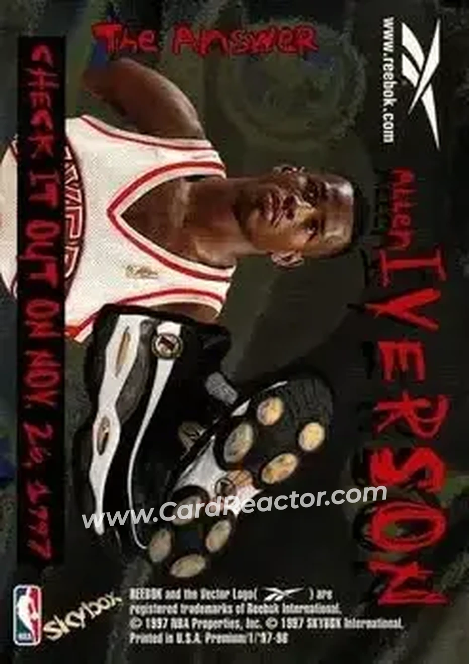 Back of Allen Iverson