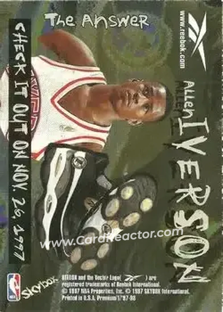 Back of Allen Iverson