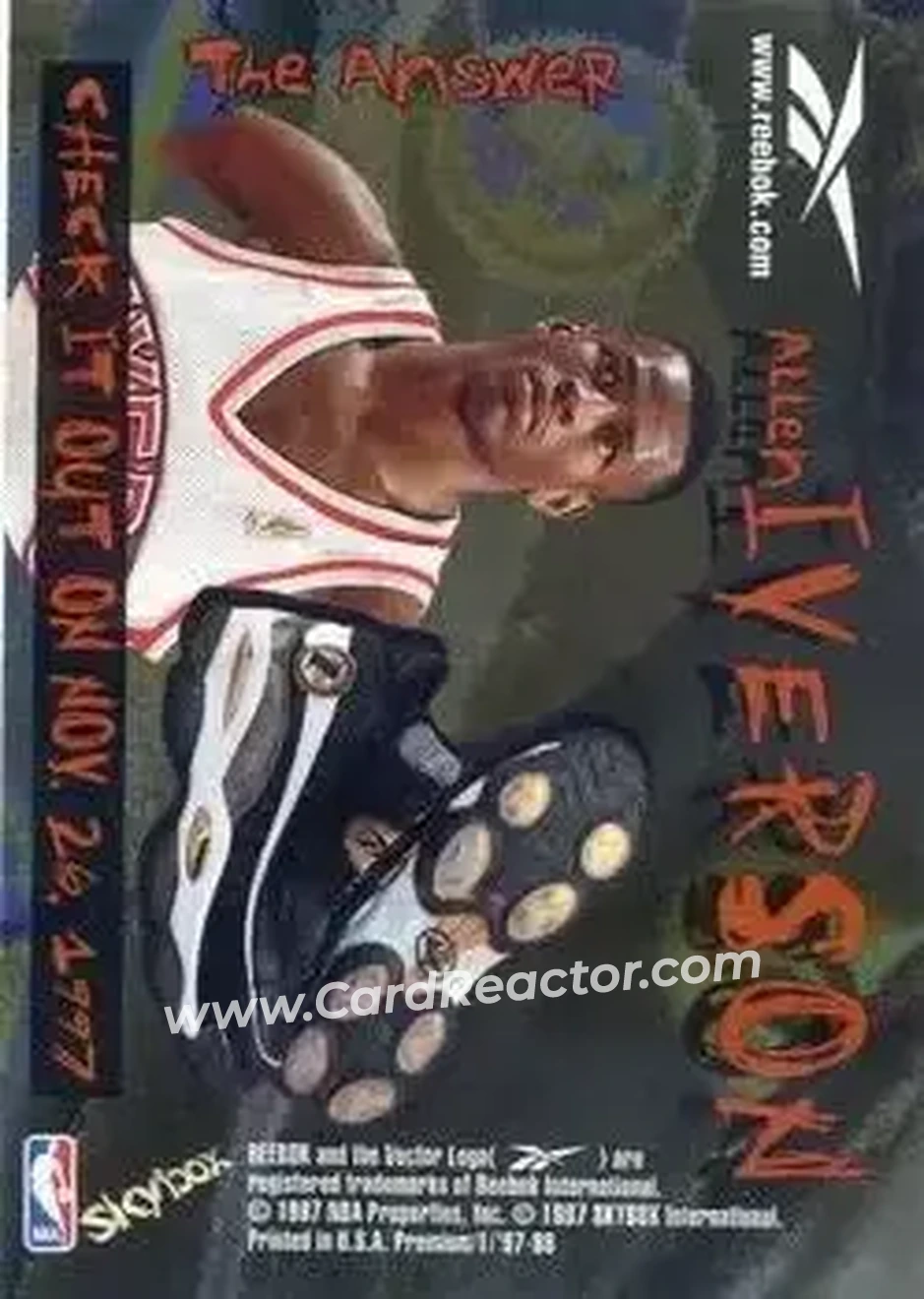 Back of Allen Iverson