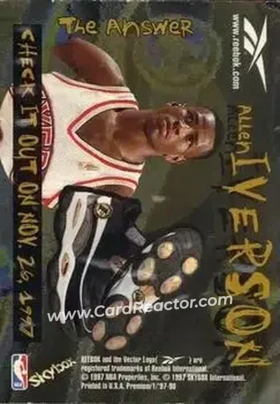 Back of Allen Iverson