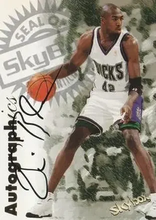 1997-98 SkyBox Premium #NNO Autographics Vin Baker