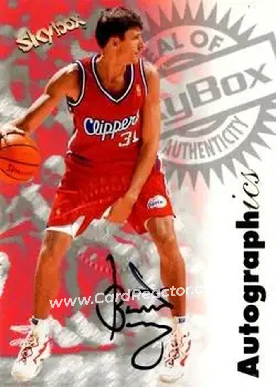 Front of Brent Barry
