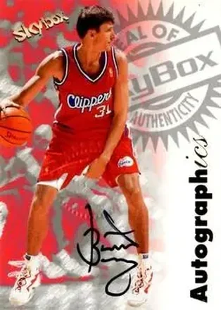 1997-98 SkyBox Premium #NNO Autographics Brent Barry