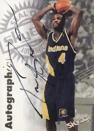 1997-98 SkyBox Premium #NNO Autographics Travis Best