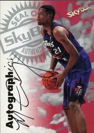 1997-98 SkyBox Premium #NNO Autographics Marcus Camby