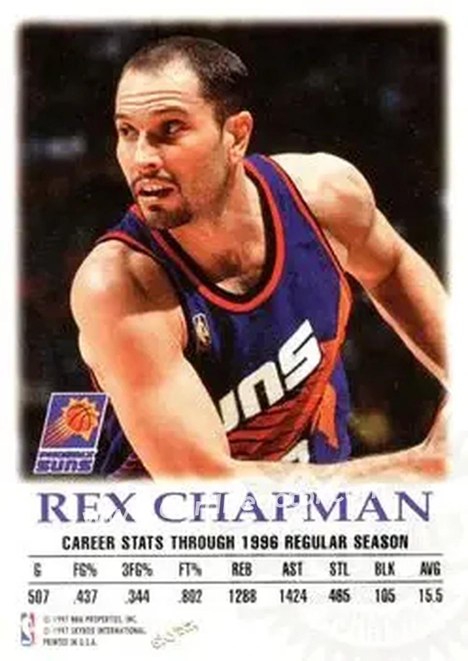Back of Rex Chapman