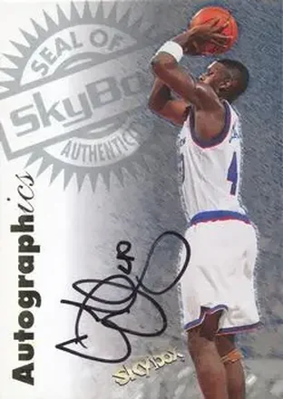 1997-98 SkyBox Premium #NNO Autographics Calbert Cheaney