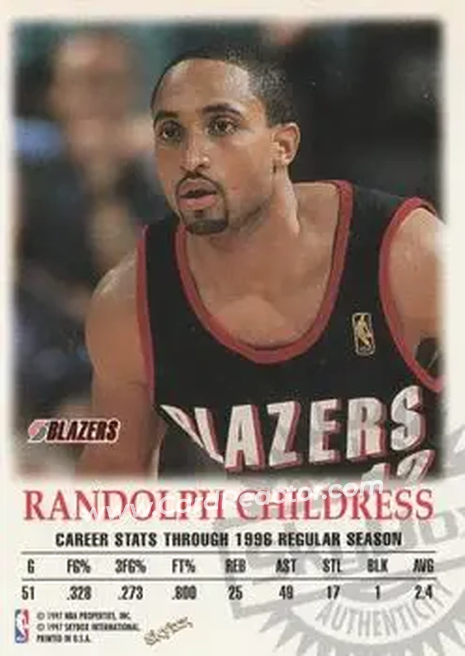 Back of Randolph Childress