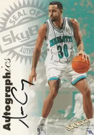 1997-98 SkyBox Premium #NNO Autographics Dell Curry