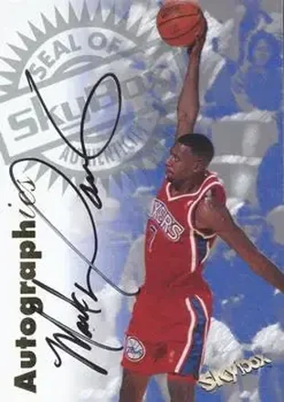 1997-98 SkyBox Premium #NNO Autographics Mark Davis