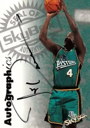 1997-98 SkyBox Premium #NNO Autographics Joe Dumars