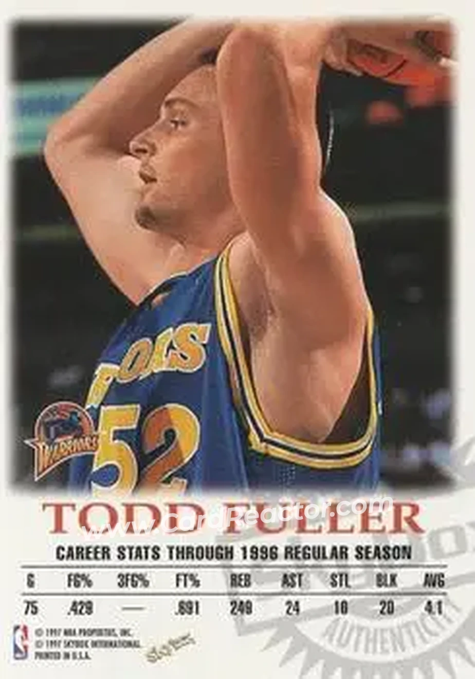 Back of Todd Fuller