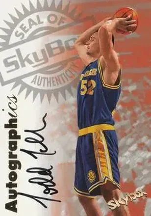 1997-98 SkyBox Premium #NNO Autographics Todd Fuller