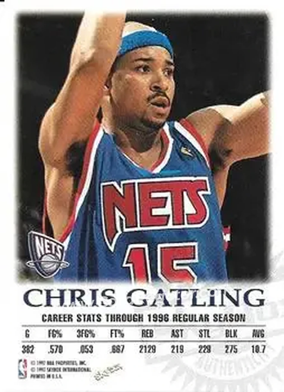Back of Chris Gatling