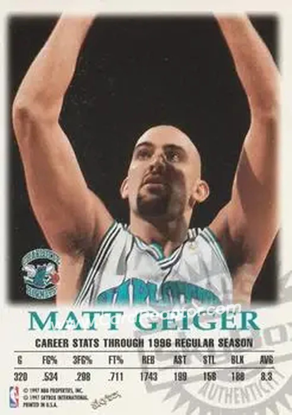 Back of Matt Geiger