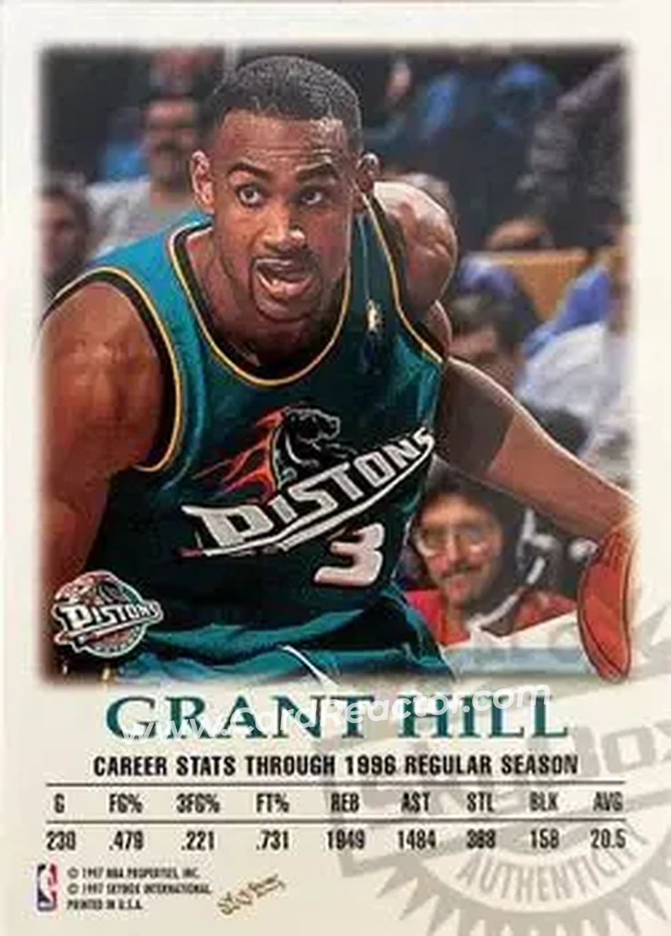 Back of Grant Hill