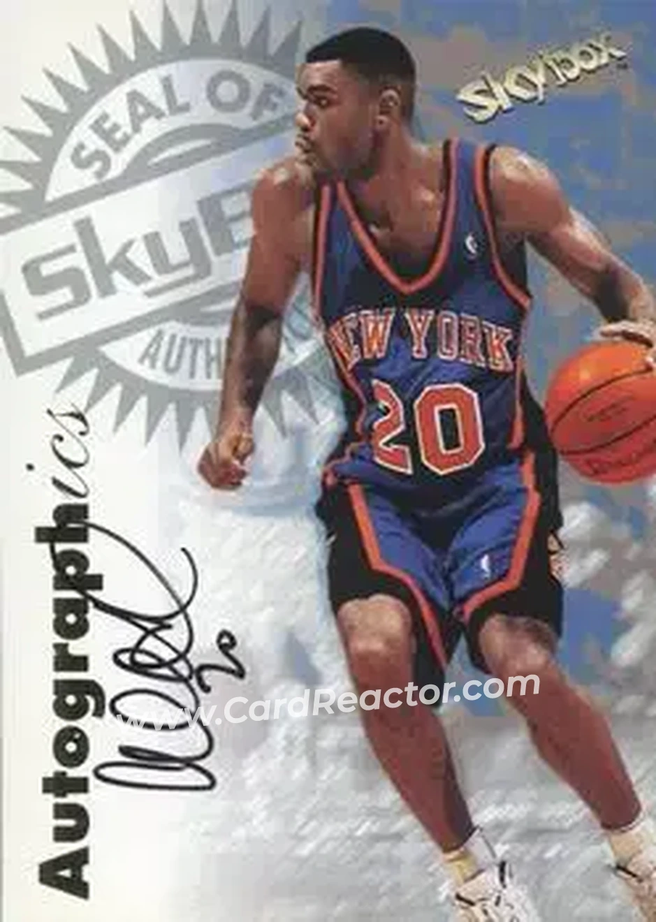 Front of Allan Houston