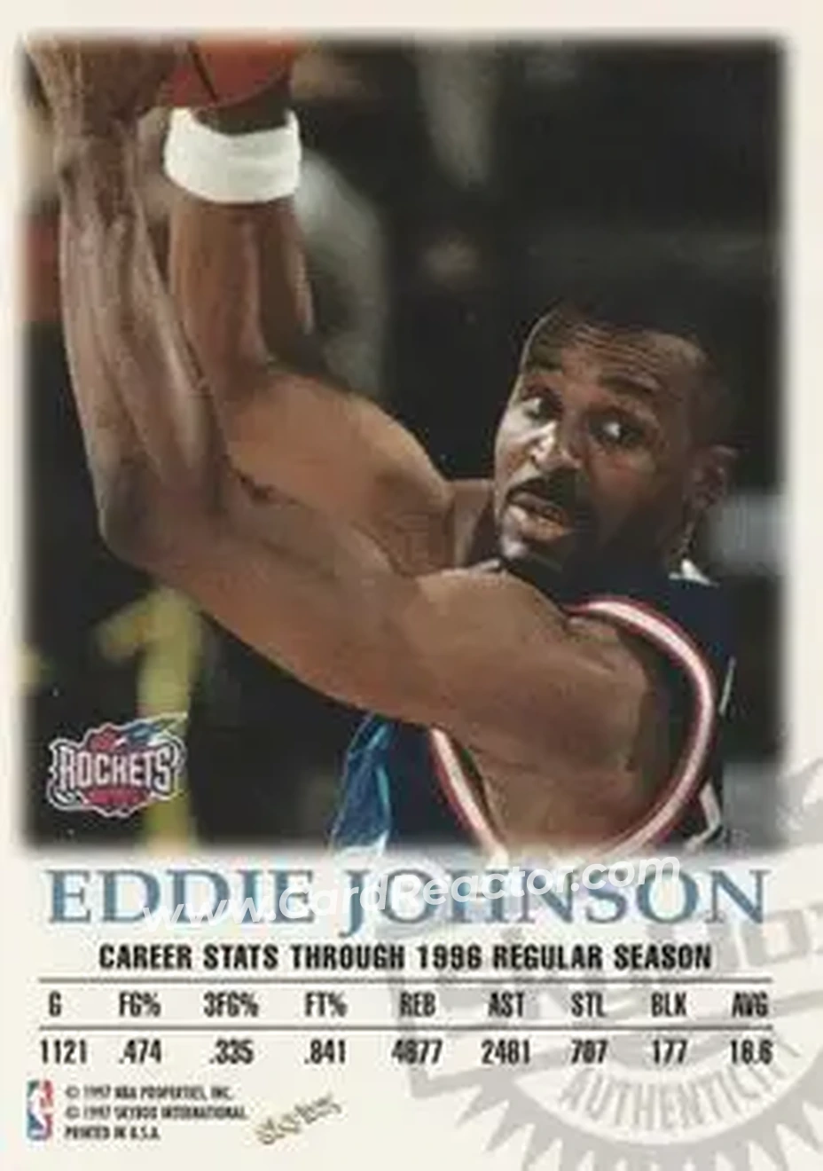Back of Eddie Johnson